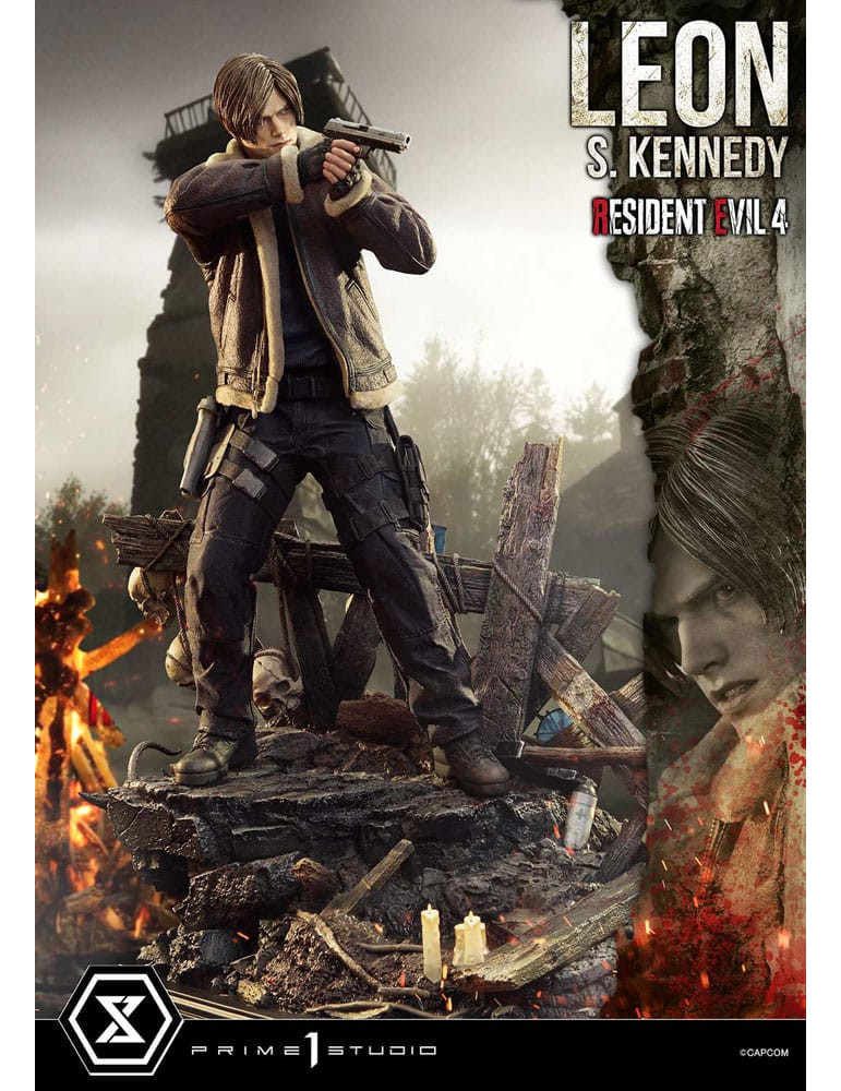 Prime 1 Studio - Resident Evil 4 - Figurine Ultimate Premium Masterline Series : Leon S. Kennedy