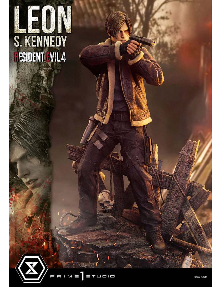 Prime 1 Studio - Resident Evil 4 - Figurine Ultimate Premium Masterline Series : Leon S. Kennedy