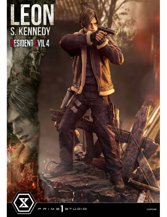 Prime 1 Studio - Resident Evil 4 - Figure Ultimate Premium Masterline Series : Leon S. Kennedy