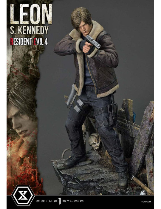 Prime 1 Studio - Resident Evil 4 - Figurine Ultimate Premium Masterline Series : Leon S. Kennedy
