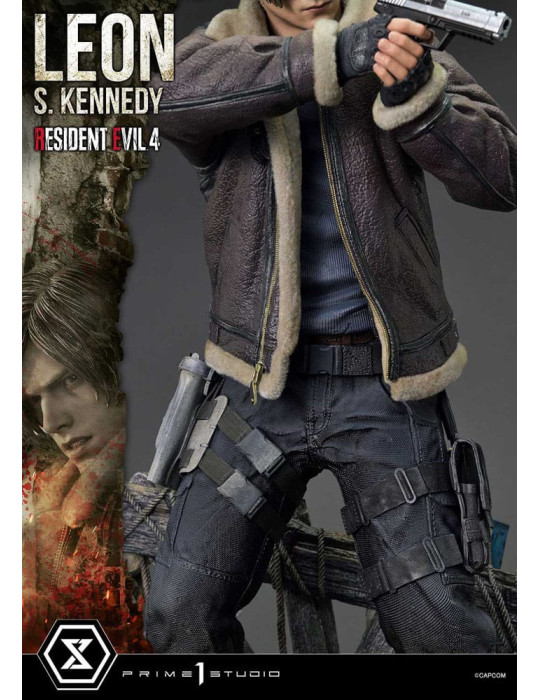 Prime 1 Studio - Resident Evil 4 - Figurine Ultimate Premium Masterline Series : Leon S. Kennedy