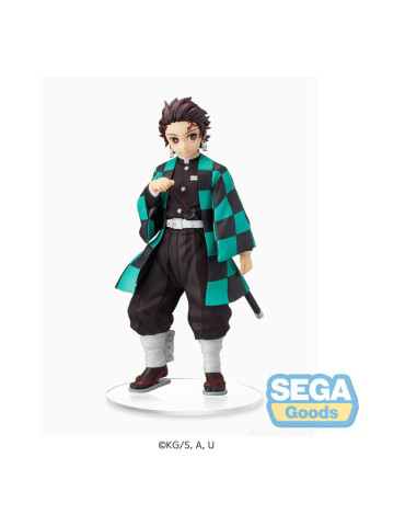 SEGA - Demon Slayer: Kimetsu no Yaiba - Figurine SPM Tanjiro Kamado Sibling Bond