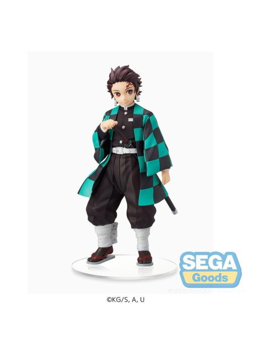 SEGA - Demon Slayer: Kimetsu no Yaiba - Figurine SPM Tanjiro Kamado Sibling Bond