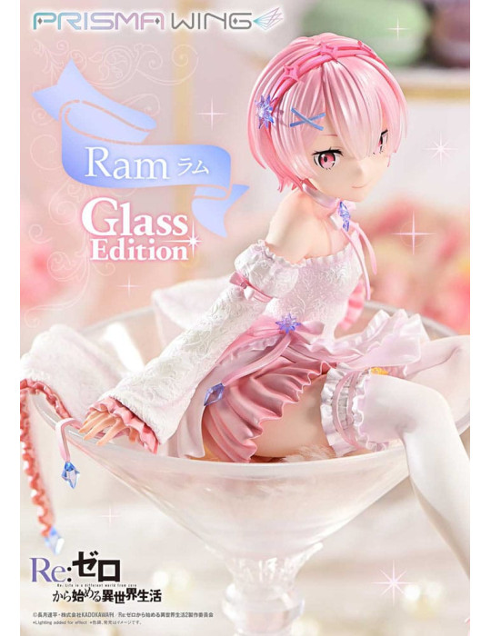 Prime 1 Studio - Re:ZERO Starting Life in Another World - figurine Prisma Wing Ram Glass Edition