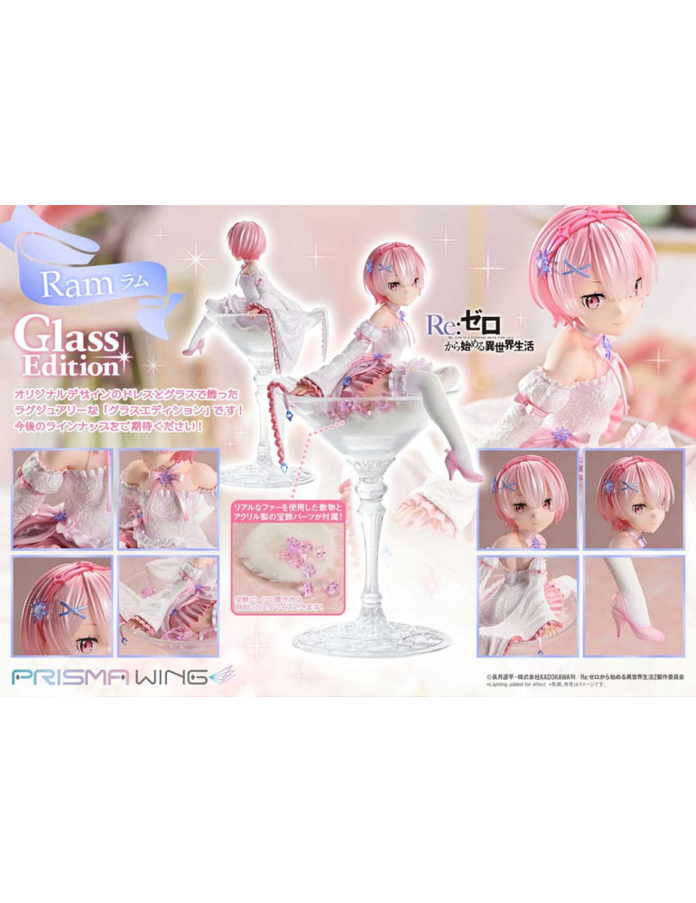 Prime 1 Studio - Re:ZERO Starting Life in Another World - figurine Prisma Wing Ram Glass Edition
