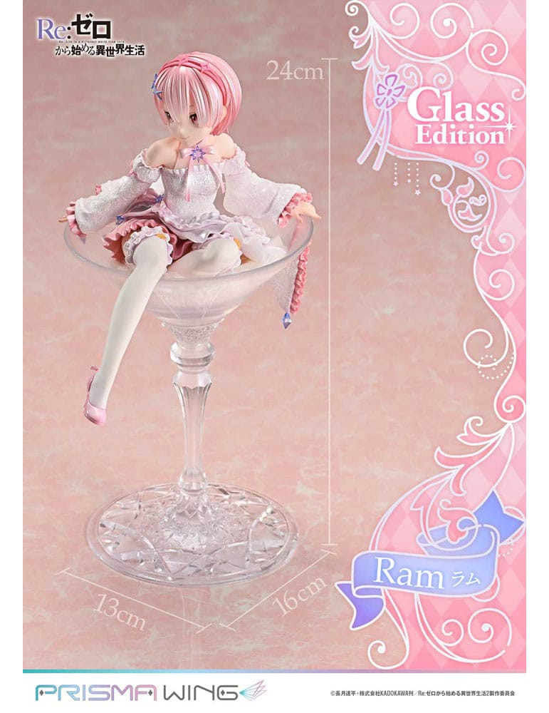 Prime 1 Studio - Re:ZERO Starting Life in Another World - figure Prisma Wing Ram Glass Edition