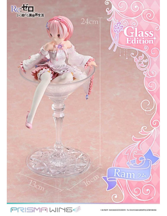 Prime 1 Studio - Re:ZERO Starting Life in Another World - figure Prisma Wing Ram Glass Edition