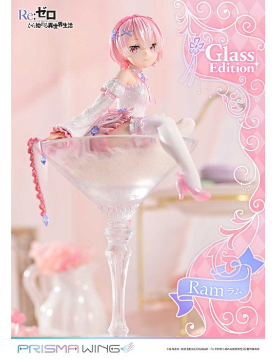 Prime 1 Studio - Re:ZERO Starting Life in Another World - figurine Prisma Wing Ram Glass Edition