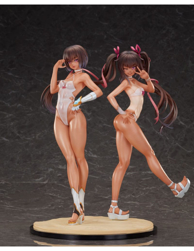 Magi Arts - Taimanin RPG - figures Adult Yukikaze and Young Yukikaze Swimsuits Ver.