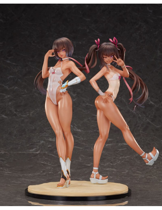Magi Arts - Taimanin RPG - figurines Adult Yukikaze and Young Yukikaze Swimsuits Ver.