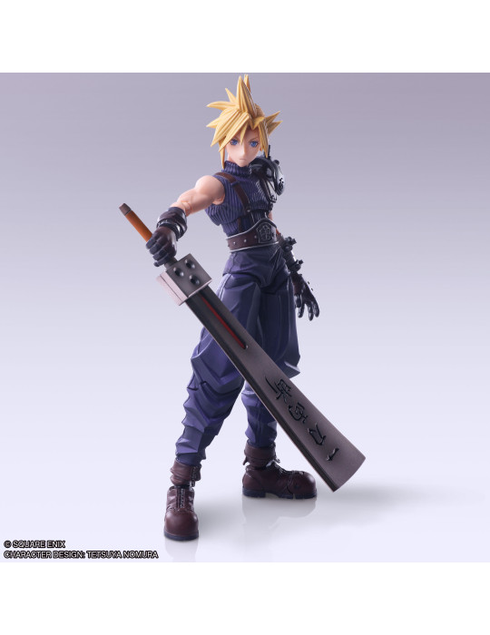 Square Enix - Final Fantasy VII - figurine Bring Arts Cloud Strife Hardedge Ver.