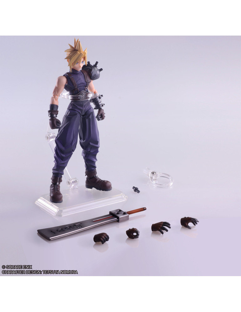 Square Enix - Final Fantasy VII - figurine Bring Arts Cloud Strife Hardedge Ver.