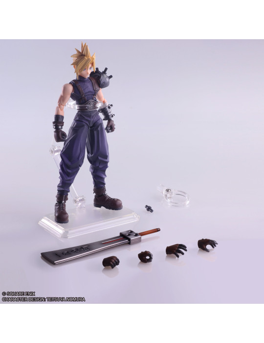 Square Enix - Final Fantasy VII - figurine Bring Arts Cloud Strife Hardedge Ver.