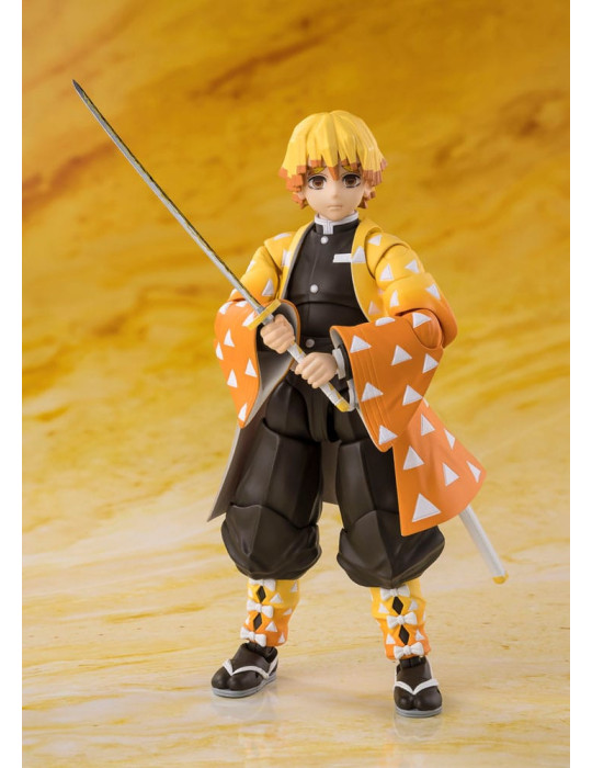 Demon Slayer: Kimetsu no Yaiba S.H. Figuarts Action Figure Zenitsu Agatsuma 14 cm Bandai