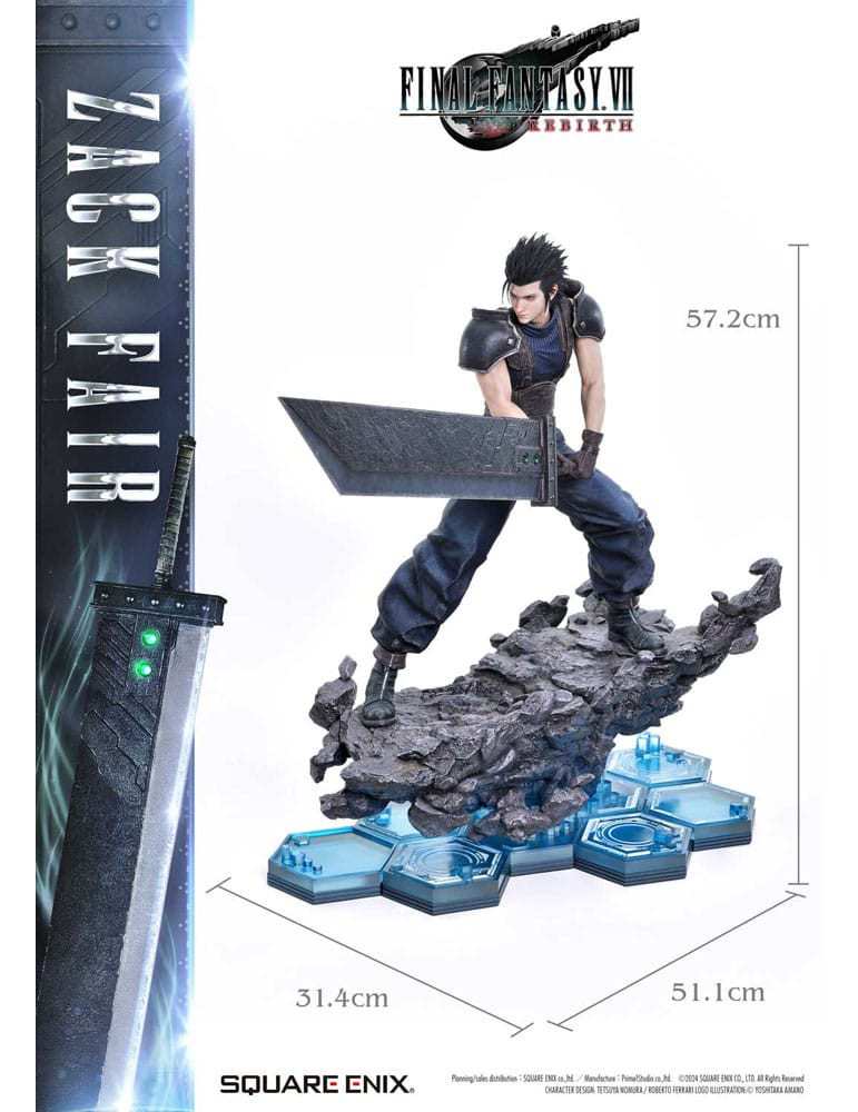 Square Enix - Final Fantasy VII Rebirth - Figurine Zack Fair