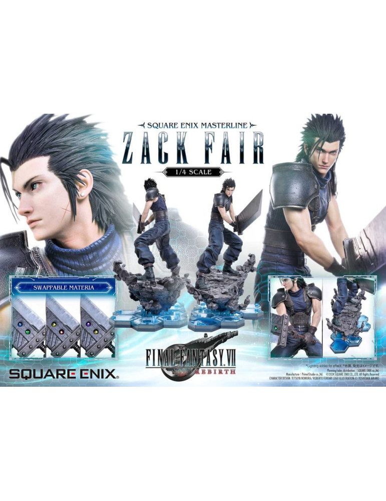 Square Enix - Final Fantasy VII Rebirth - Figurine Zack Fair
