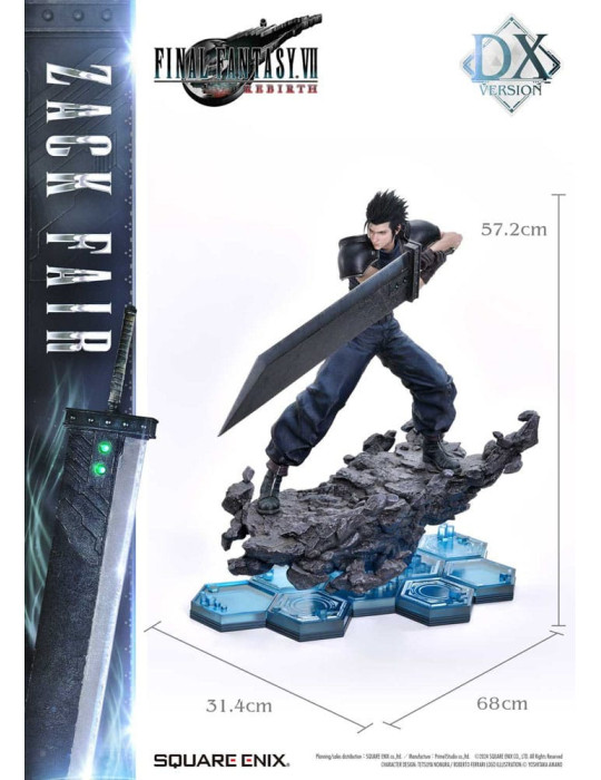 Square Enix - Final Fantasy VII Rebirth - Figurine Zack Fair Deluxe Ver.
