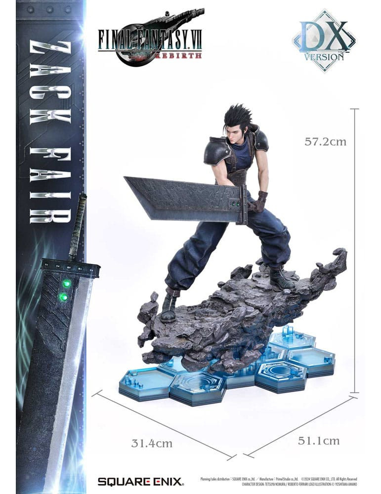 Square Enix - Final Fantasy VII Rebirth - Figurine Zack Fair Deluxe Ver.