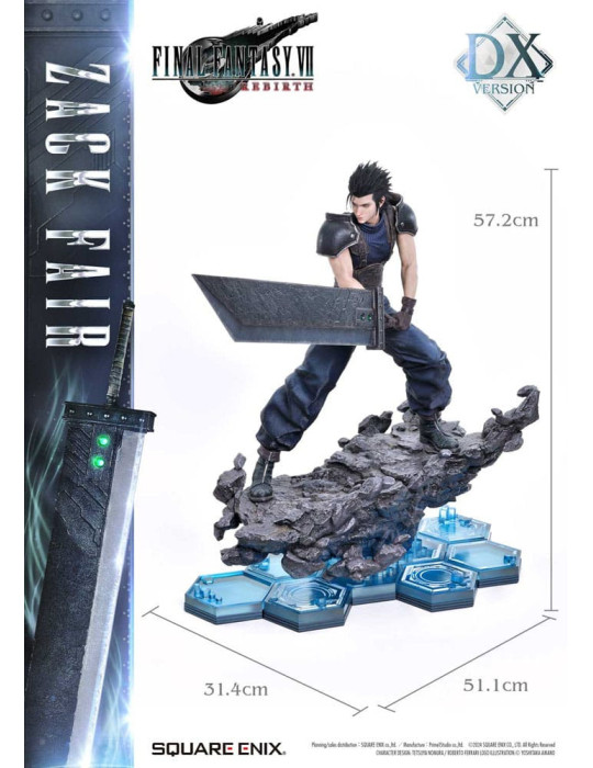 Square Enix - Final Fantasy VII Rebirth - Figurine Zack Fair Deluxe Ver.