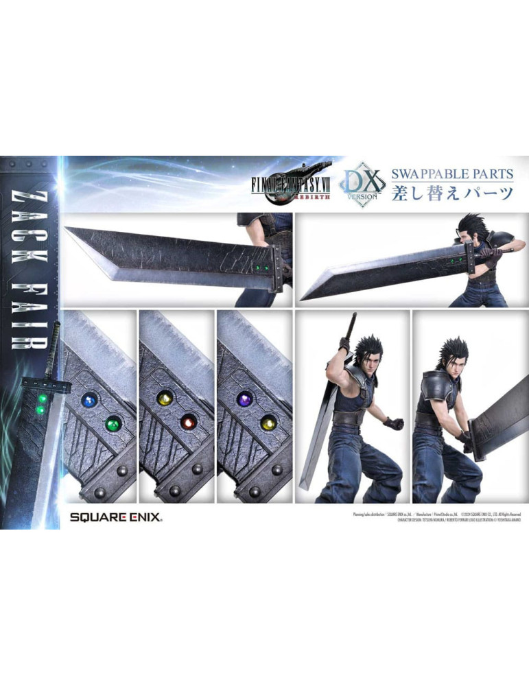 Square Enix - Final Fantasy VII Rebirth - Figurine Zack Fair Deluxe Ver.