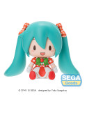 Sega - Piapro- Figurine Fuwa Petit Chibi Hatsune Miku x Love and Berry Dress Up and Dance! Lovely Strawberry