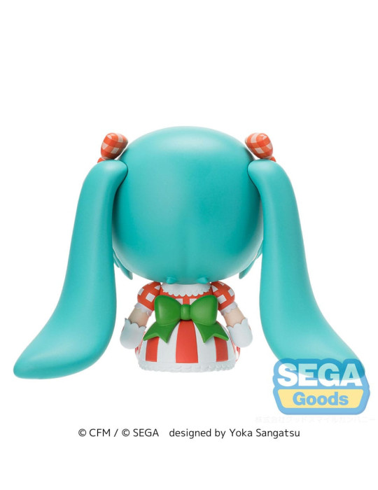 Sega - Piapro- Figure Fuwa Petit Chibi Hatsune Miku x Love and Berry Dress Up and Dance! Lovely Strawberry