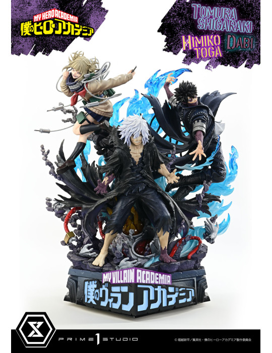 Prime 1 Studio - My Hero Academia - Figurine Ultimate Premium Masterline : Shigaraki Tomura & Dabi & Toga Himiko