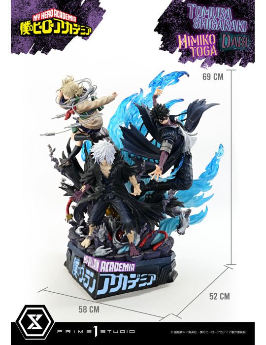Prime 1 Studio - My Hero Academia - Figure Ultimate Premium Masterline : Shigaraki Tomura & Dabi & Toga Himiko