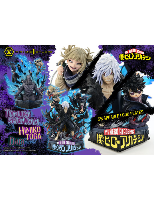 Prime 1 Studio - My Hero Academia - Figurine Ultimate Premium Masterline : Shigaraki Tomura & Dabi & Toga Himiko