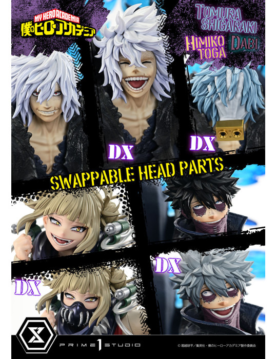 Prime 1 Studio - My Hero Academia - Figurine Ultimate Premium Masterline : Shigaraki Tomura & Dabi & Toga Himiko DX Edition