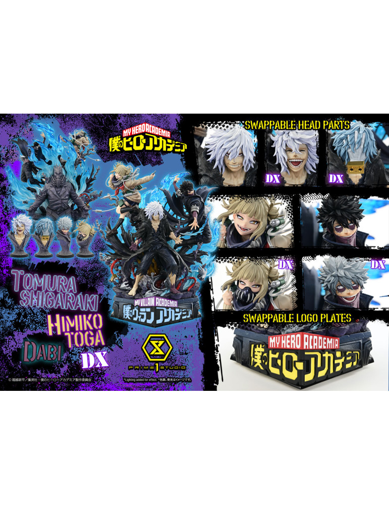 Prime 1 Studio - My Hero Academia - Figurine Ultimate Premium Masterline : Shigaraki Tomura & Dabi & Toga Himiko DX Edition