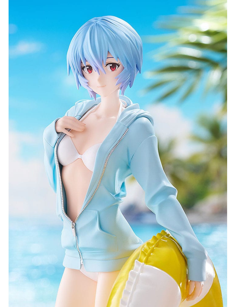Good Smile Company - Rebuild of Evangelion - figurine PVC Pop Up Parade L Beach Queens: Rei Ayanami