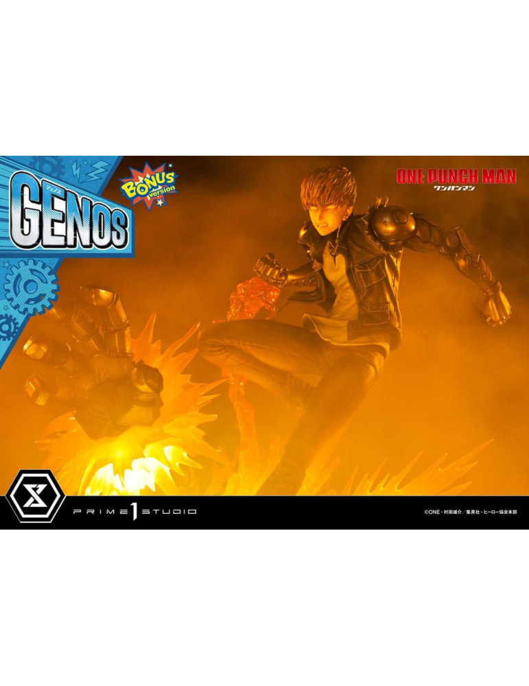 Prime 1 Studio - One-Punch Man - Figurine Ultimate Premium Masterline Series : Genos Bonus Ver.
