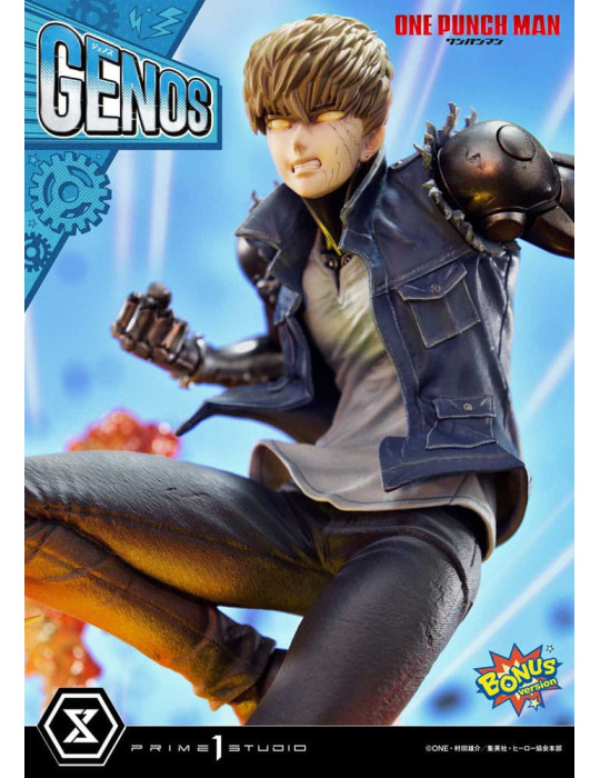 Prime 1 Studio - One-Punch Man - Figurine Ultimate Premium Masterline Series : Genos Bonus Ver.