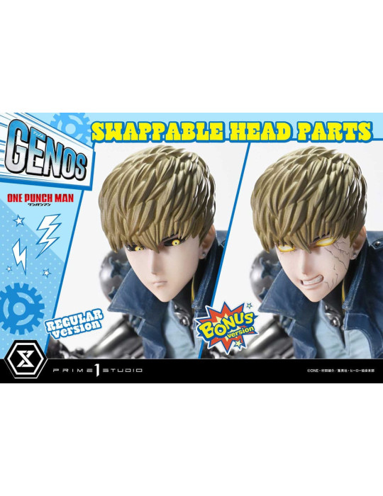 Prime 1 Studio - One-Punch Man - Figurine Ultimate Premium Masterline Series : Genos Bonus Ver.