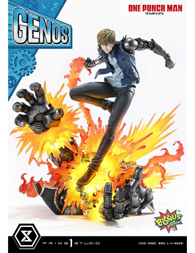 Prime 1 Studio - One-Punch Man - Figurine Ultimate Premium Masterline Series : Genos Bonus Ver.