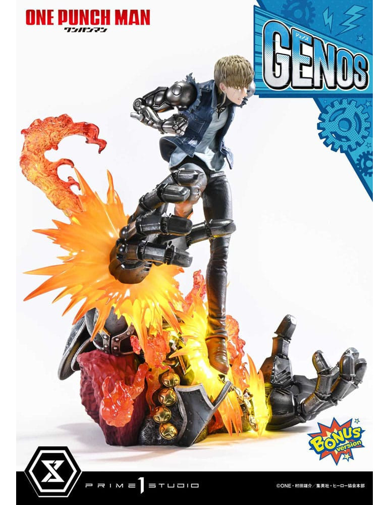 Prime 1 Studio - One-Punch Man - Figurine Ultimate Premium Masterline Series : Genos Bonus Ver.