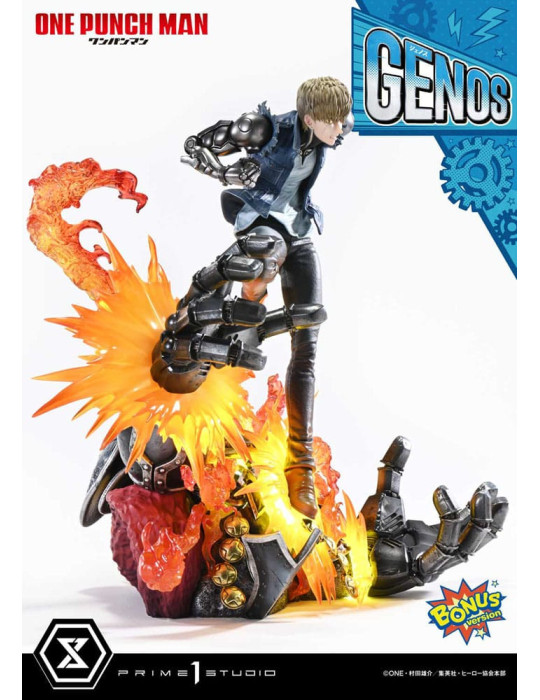 Prime 1 Studio - One-Punch Man - Figurine Ultimate Premium Masterline Series : Genos Bonus Ver.