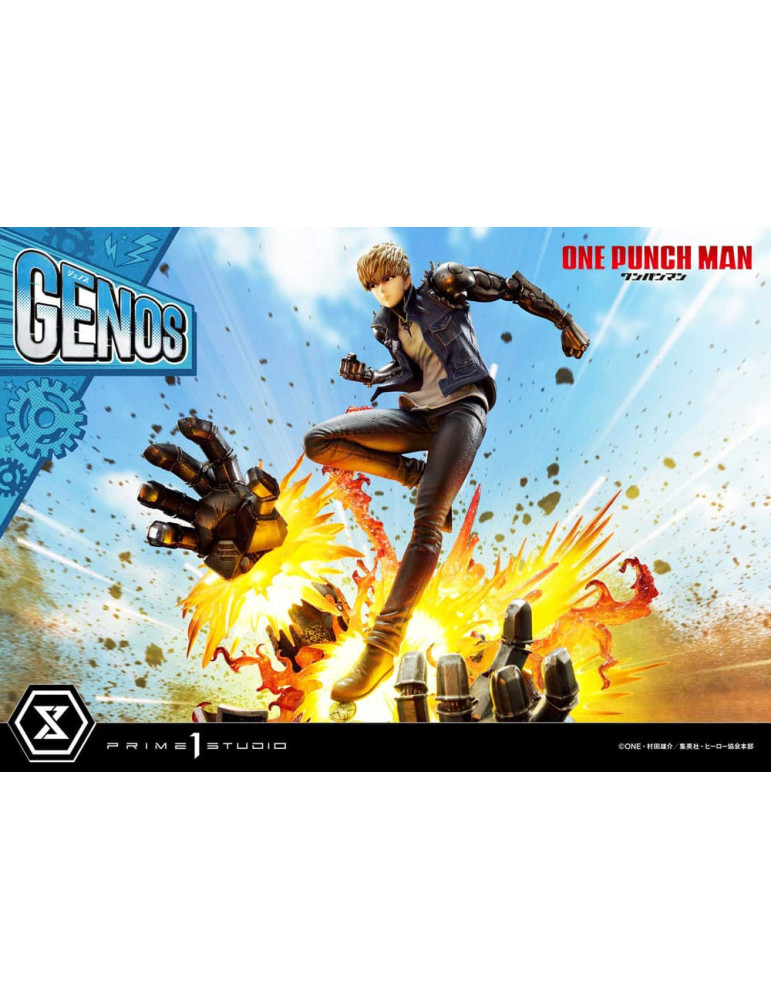 Prime 1 Studio - One-Punch Man - Figurine Ultimate Premium Masterline Series : Genos Bonus Ver.