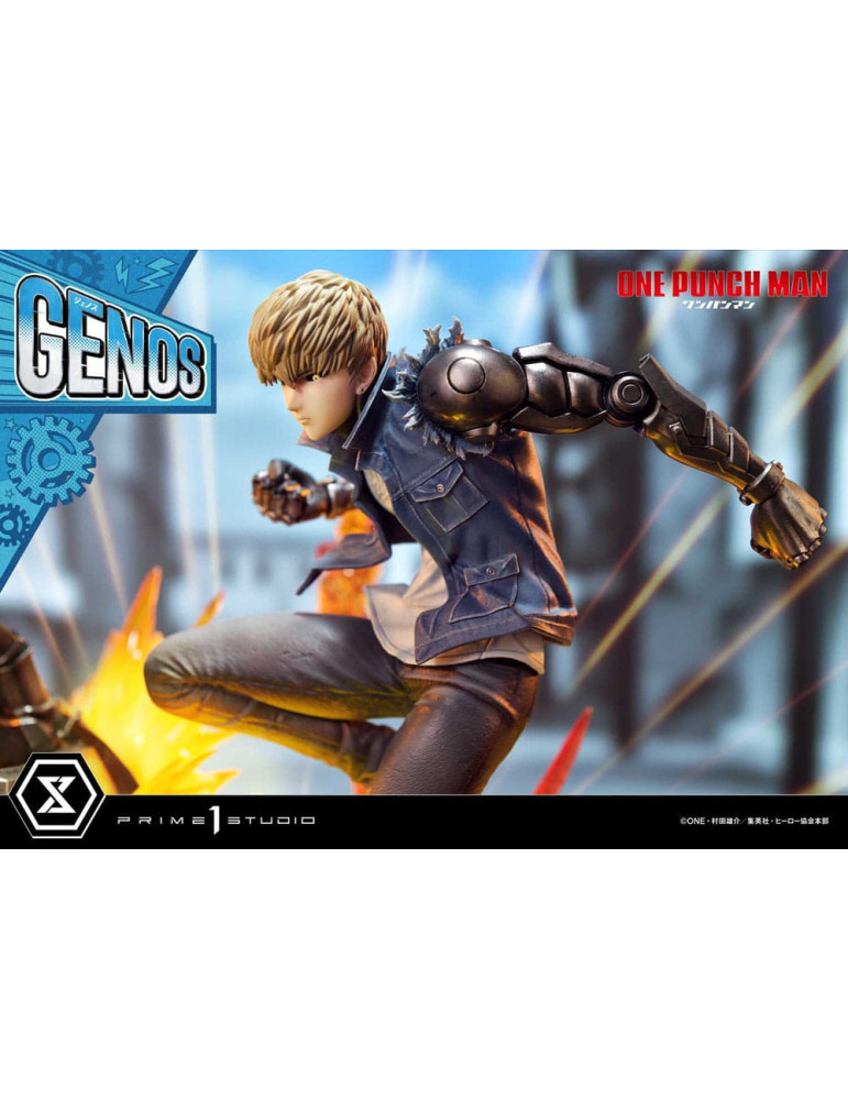 Prime 1 Studio - One-Punch Man - Figurine Ultimate Premium Masterline Series : Genos Bonus Ver.