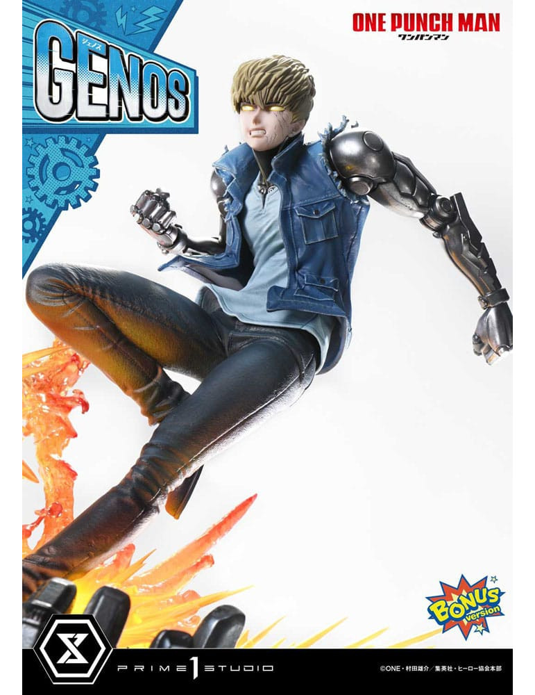 Prime 1 Studio - One-Punch Man - Figurine Ultimate Premium Masterline Series : Genos Bonus Ver.