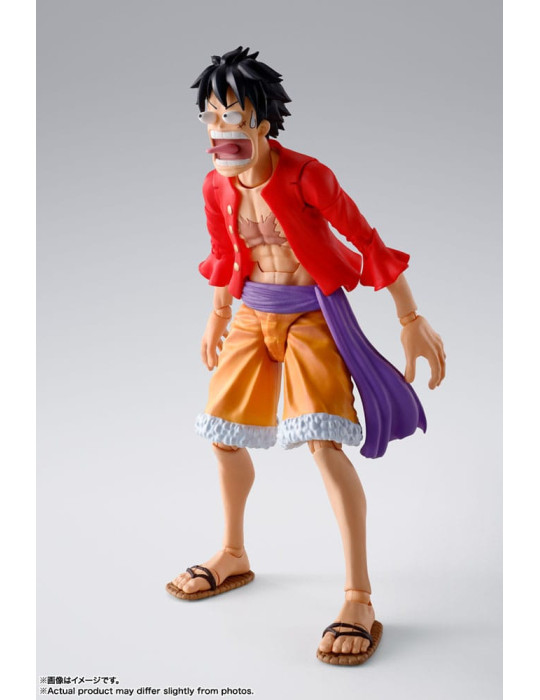 Bandai - One Piece - Figurine S.H. Figuarts: Monkey D. Luffy (The Raid on Onigashima)