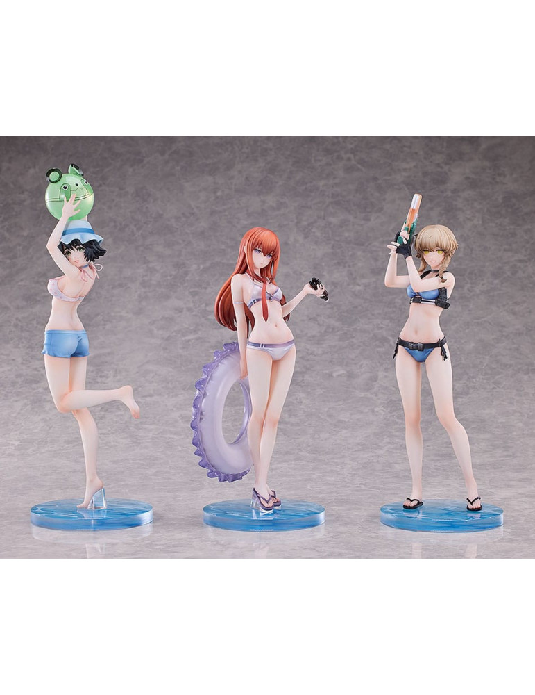 Solarain - Steins Gate - Pack 3 figurines Suzuha Amane, Kurisu Makise, Mayuri Shiina Swimsuit Ver