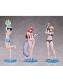 Solarain - Steins Gate - Pack 3 figurines Suzuha Amane, Kurisu Makise, Mayuri Shiina Swimsuit Ver