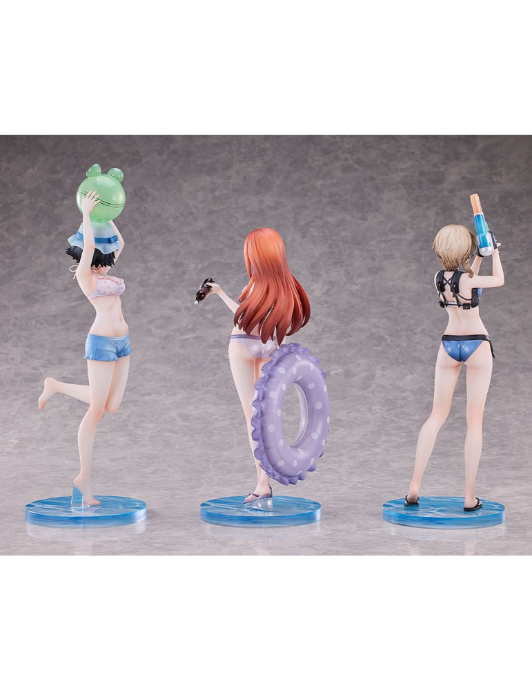 Solarain - Steins Gate - Pack 3 figures Suzuha Amane, Kurisu Makise, Mayuri Shiina Swimsuit Ver