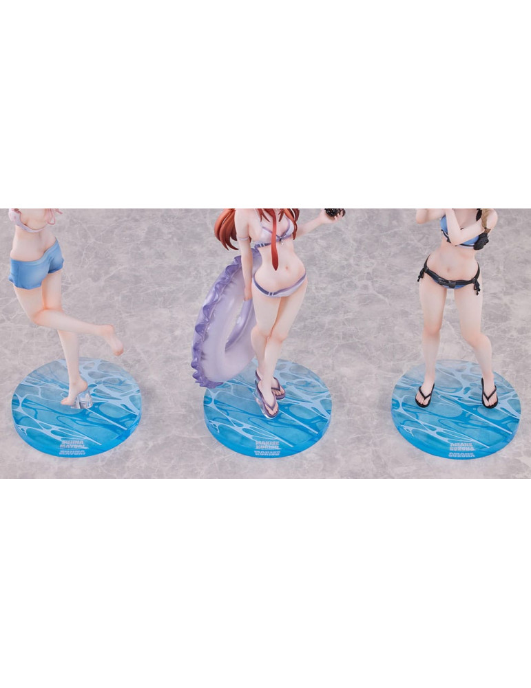Solarain - Steins Gate - Pack 3 figurines Suzuha Amane, Kurisu Makise, Mayuri Shiina Swimsuit Ver