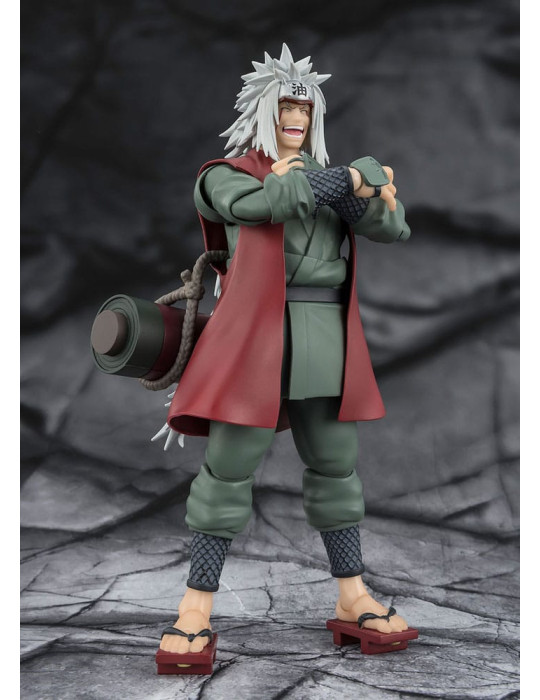 Bandai - Naruto - Figurine S.H.Figuarts Jiraiya Hidden Leaf Heroic Master Sage (Sage Mode Set)