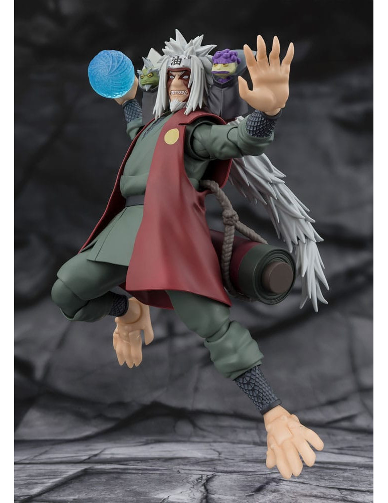 Bandai - Naruto - Figurine S.H.Figuarts Jiraiya Hidden Leaf Heroic Master Sage (Sage Mode Set)