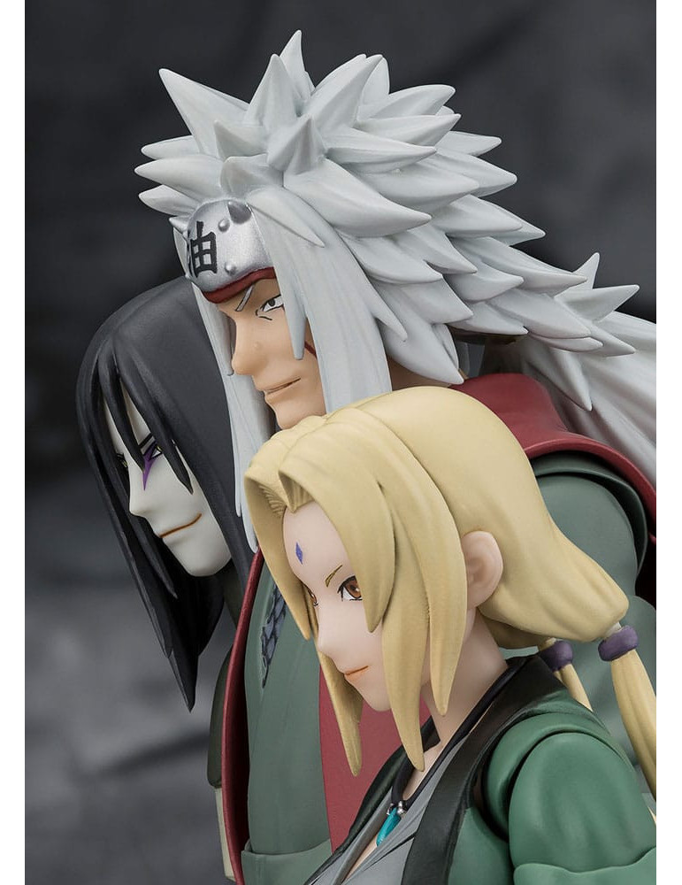 Bandai - Naruto - Figurine S.H.Figuarts Jiraiya Hidden Leaf Heroic Master Sage (Sage Mode Set)