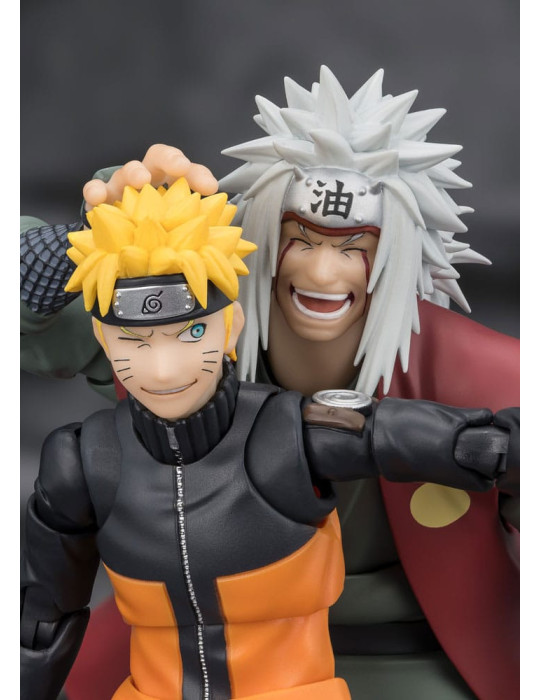 Bandai - Naruto - Figurine S.H.Figuarts Jiraiya Hidden Leaf Heroic Master Sage (Sage Mode Set)